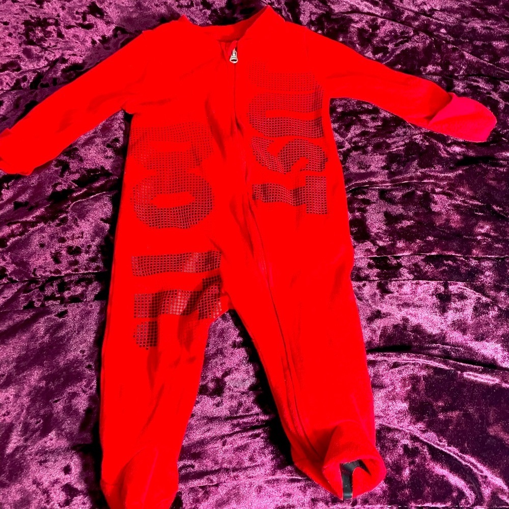 Nike one piece Red & black